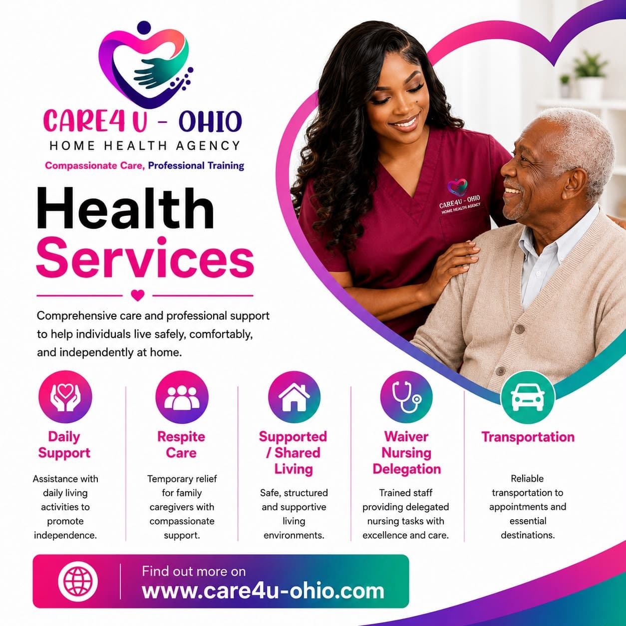 Care4U-Ohio health services overview flyer