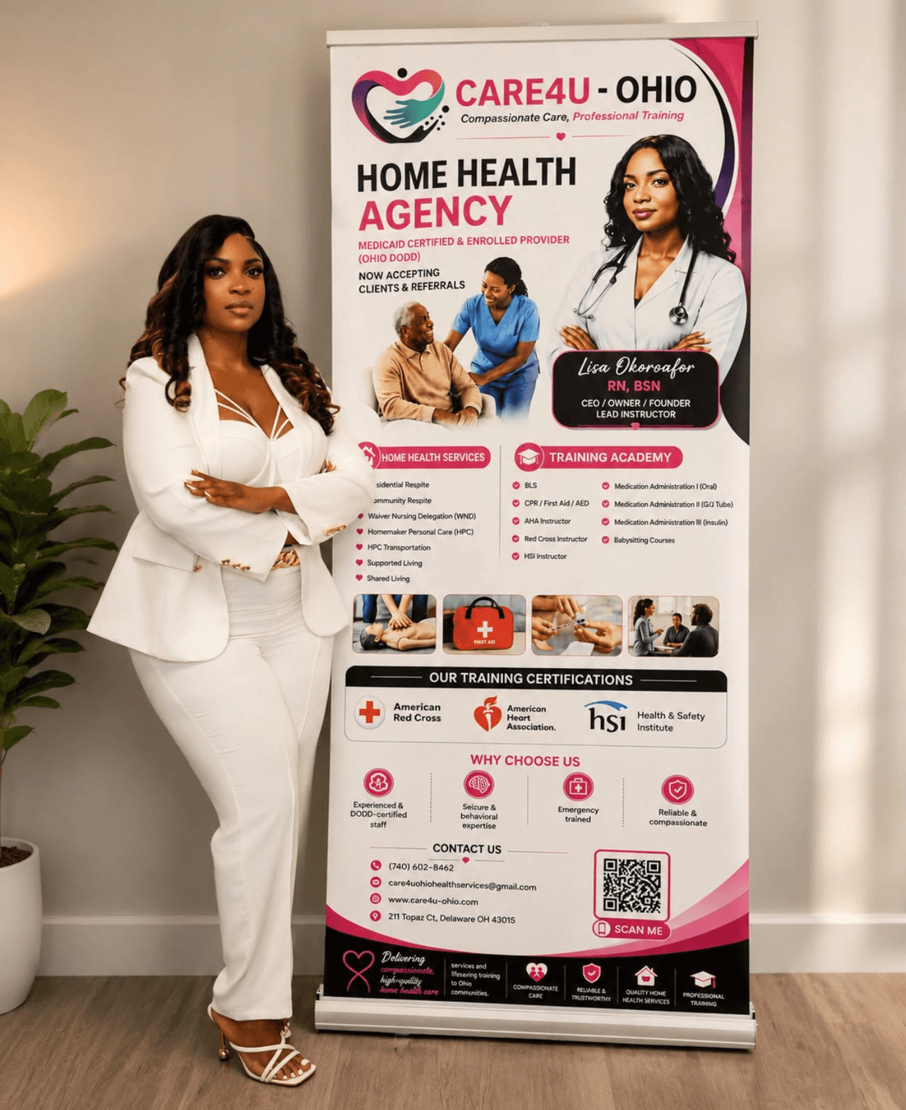 Lisa Okoroafor, RN, BSN — CEO and Founder of Care4U-Ohio